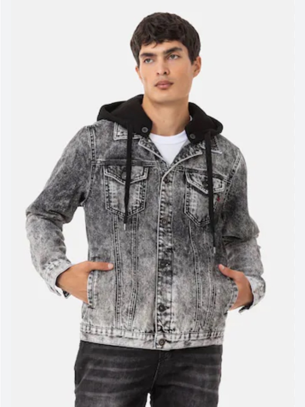 Blue crown boys denim jacket